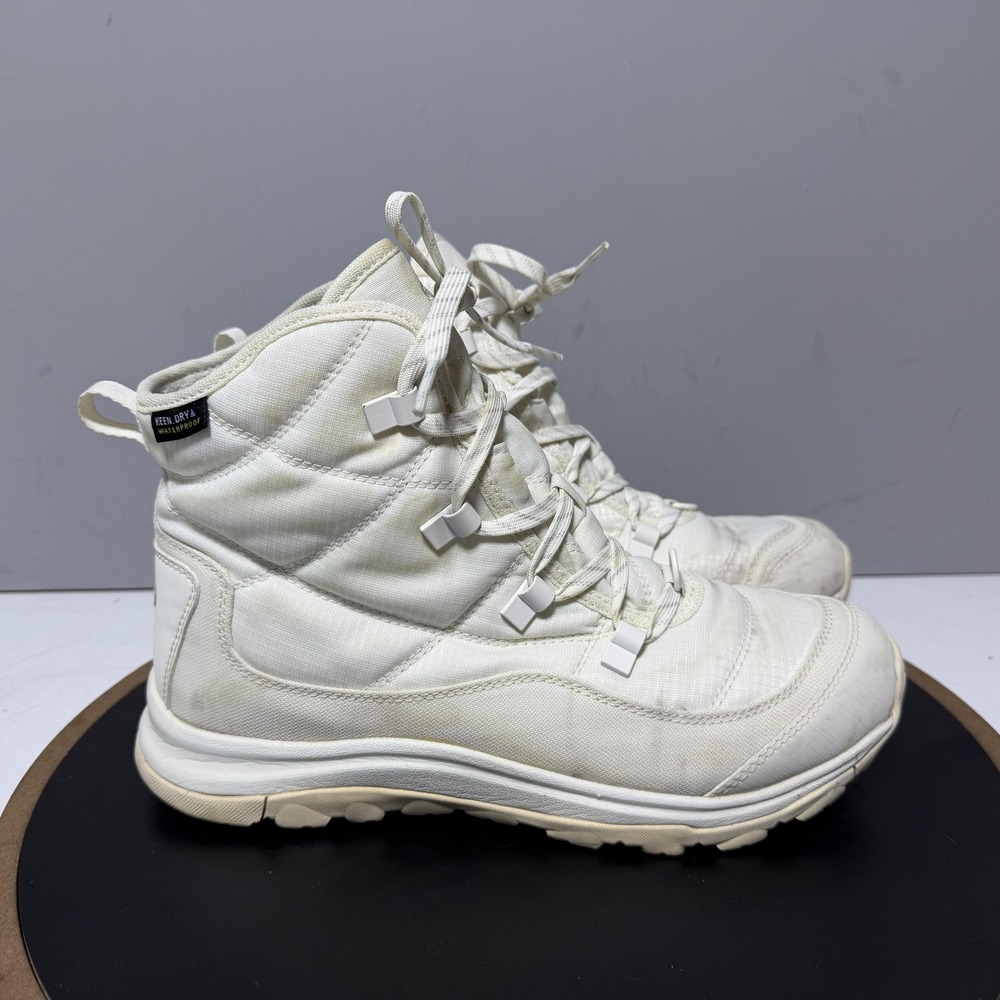 Keen Terradora II Snow Boots Women Size 9 Waterproof Insulated White Gorpcore